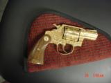 Colt Detective Special 2 1/8",fully engraved & 24K plated by Flannery Engraving,custom wood grips, 1973,38 Spl. awesome work of art
- 12 of 15