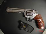 Colt King Cobra 6" Fully engraved & polished by Flannery Engraving,Rosewood grips,certificate,357 mag.,a 1 of a kind work of art !! - 12 of 15