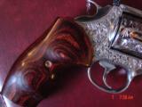 Colt King Cobra 6" Fully engraved & polished by Flannery Engraving,Rosewood grips,certificate,357 mag.,a 1 of a kind work of art !! - 5 of 15