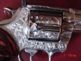 Colt King Cobra 6" Fully engraved & polished by Flannery Engraving,Rosewood grips,certificate,357 mag.,a 1 of a kind work of art !! - 6 of 15