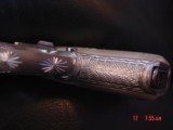 Colt Mustang 380,fully engraved by Flannery Engraving, Pocketlite,Pearlite grips,never fired,certificate, 2 mags,box & manual,awesome i of a kind !! - 10 of 15