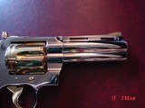 Colt Python 4", made 1960,just refinished in bright nickel with 24K gold accents,bonded ivory grips,357 mag.,awesome like new showpiece !! - 8 of 15