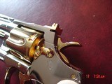 Colt Python 4", made 1960,just refinished in bright nickel with 24K gold accents,bonded ivory grips,357 mag.,awesome like new showpiece !! - 9 of 15