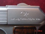 COP Derringer, 4 barrel,4 shots,357 mag/38spl., satin stainless,looks possibly never fired,box,manual,warranty card & serial #d sleeve,awesome power - 4 of 15