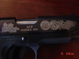 Colt Officers Commencement Issue,Silver engraved oak leaves & marine crests,fitted wood case, smooth walnut grips,#955,3 1/2