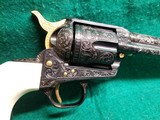 Colt SAA,1961,Master engraved by Clint Finley,blue/24k accents,45LC,7.5