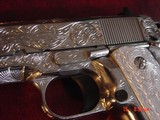 Para Ordnance P16,40S&W,fully engraved by Flannery Engraving,engraved Alum.grips,certificate,5"manual & 2 mags,way nicer in person,work of art - 8 of 15