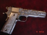 Para Ordnance P16,40S&W,fully engraved by Flannery Engraving,engraved Alum.grips,certificate,5"manual & 2 mags,way nicer in person,work of art - 5 of 15