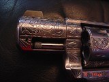 Kimber K6S 357 Mag.,fully engraved & polished by Flannery Engraving,custom wood grips,certificate,box & manual,as new,a total work of art masterpiece - 3 of 15