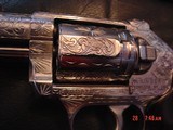 Kimber K6S 357 Mag.,fully engraved & polished by Flannery Engraving,custom wood grips,certificate,box & manual,as new,a total work of art masterpiece - 4 of 15