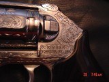 Kimber K6S 357 Mag.,fully engraved & polished by Flannery Engraving,custom wood grips,certificate,box & manual,as new,a total work of art masterpiece - 5 of 15