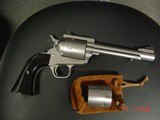 Freedom Arms Model 83 454 Casull & 2nd cylinder in 45LC in pouch,6" Magna Ported,original box, adj. sight, special order custom grips from factor - 1 of 15