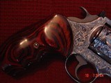 Colt King Cobra 6",fully engraved & polished by Flannery Engraving,Rosewood grips,awesome engraving, certificate,work of art !! - 6 of 15