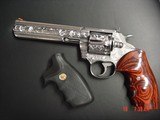 Colt King Cobra 6",fully engraved & polished by Flannery Engraving,Rosewood grips,awesome engraving, certificate,work of art !! - 15 of 15