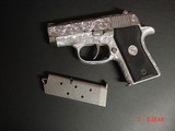 Colt Pony Pocketlite,380 auto,fully engraved by Flannery Engraving,double action,2 mags,certificate,box & manual,awesome 1 of a kind work of art ! - 1 of 15