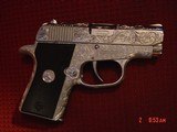 Colt Pony Pocketlite,380 auto,fully engraved by Flannery Engraving,double action,2 mags,certificate,box & manual,awesome 1 of a kind work of art ! - 2 of 15