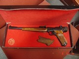 Erma/Werke Navy Artillery style Luger Carbine pistol 22 LR, 11 3/4" barrel,original box, German,1960's,custom target grip,forearm,super nice - 14 of 15