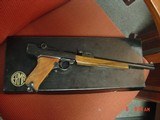 Erma/Werke Navy Artillery style Luger Carbine pistol 22 LR, 11 3/4" barrel,original box, German,1960's,custom target grip,forearm,super nice - 2 of 15