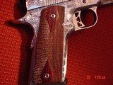 Dan Wesson Pointman PMZ-45, 5",fully hand engraved & polished by Flannery Engraving,wood grips,certificate,45ACP,awesome 1 of a kind work of art - 6 of 15