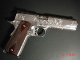 Dan Wesson Pointman PMZ-45, 5",fully hand engraved & polished by Flannery Engraving,wood grips,certificate,45ACP,awesome 1 of a kind work of art - 8 of 15