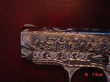 Colt Mustang Pocketlite 380,fully engraved & polished by Flannery Engraving,Pearlite grips,certificate,1 of a kind work of art !! - 7 of 16