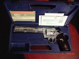 Colt Anaconda 8",fully engraved & polished by Flannery Engraving,Rosewood grips,box & manual,44 mag,awesome work of art !! - 13 of 16
