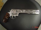 Colt Anaconda 8",fully engraved & polished by Flannery Engraving,Rosewood grips,box & manual,44 mag,awesome work of art !! - 1 of 16