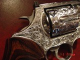 Colt Anaconda 8",fully engraved & polished by Flannery Engraving,Rosewood grips,box & manual,44 mag,awesome work of art !! - 5 of 16