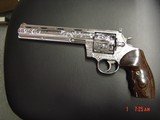 Colt Anaconda 8",fully engraved & polished by Flannery Engraving,Rosewood grips,box & manual,44 mag,awesome work of art !! - 2 of 16