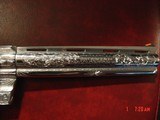 Colt Anaconda 8",fully engraved & polished by Flannery Engraving,Rosewood grips,box & manual,44 mag,awesome work of art !! - 7 of 16