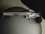 Colt Anaconda 8",fully engraved & polished by Flannery Engraving,Rosewood grips,box & manual,44 mag,awesome work of art !! - 14 of 16