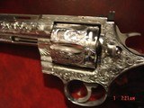 Colt Anaconda 8",fully engraved & polished by Flannery Engraving,Rosewood grips,box & manual,44 mag,awesome work of art !! - 9 of 16