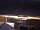 1908 Vest Pocket 25 caliber,just fully refinished in bright 24K gold,bonded ivory grips,awesome looking !! - 9 of 15
