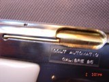Colt 1908 Vest Pocket 25 caliber,just refinished in mirror nickel & 24K gold accents,bonded ivory grips-awesome !! - 9 of 15