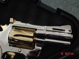 Colt Diamondback rare 2/12"barrel,1976,just refinished in mirror nickel
& 24K gold accents,custom grips,awesome showpiece !! - 3 of 15