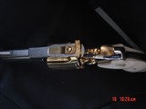 Colt Diamondback rare 2/12"barrel,1976,just refinished in mirror nickel
& 24K gold accents,custom grips,awesome showpiece !! - 9 of 15
