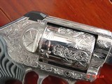 Kimber K6,2", 357 mag.,fully engraved & polished by Flannery Engraving,custom grips,awesome work of art !! - 7 of 13