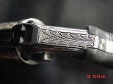 Kimber K6,2", 357 mag.,fully engraved & polished by Flannery Engraving,custom grips,awesome work of art !! - 8 of 13