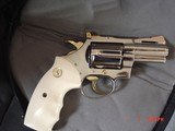 Colt Diamondback 2 1/2" 1969,38spl.refinished bright nickel with 24k gold accents-awesome 51 year old showpiece !! - 3 of 13
