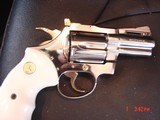 Colt Diamondback 2 1/2" 1969,38spl.refinished bright nickel with 24k gold accents-awesome 51 year old showpiece !! - 6 of 13