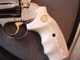 Colt Diamondback 2 1/2" 1969,38spl.refinished bright nickel with 24k gold accents-awesome 51 year old showpiece !! - 11 of 13
