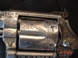 Smith & Wesson 686 no dash,1980,4" 357,custom grips & hammer,fully master engraved,round butt,1 of a kind showpiece !! - 12 of 15