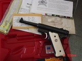 Ruger MKII 22LR, Bill Ruger/ NRA commemorative, 2 mags,certificate, never fired,box,manual,lock etc - 1 of 8