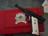 Ruger MKII 22LR, Bill Ruger/ NRA commemorative, 2 mags,certificate, never fired,box,manual,lock etc - 4 of 8