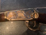 Winchester model 94 30-30 Butte County SD A&A master engraved, 24k gold plated, & nickel.certificate, PROOF gun - 1 of 12