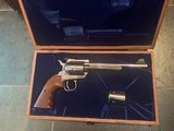 North American Arms-Rare 450 Magnum Express, & 45 Win Mag, wood case, 170 loaded NAA rounds, polished stainless, as new wood grips,5 shot 7 1/2" - 1 of 15