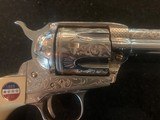 Colt 45 General Patton unfired fully engraved ,Sterling silver plated - 2 of 10