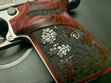 Walther PPK/S Gold Eagle, engraved, 1 of 400, Rosewood engraved grips, never fired, 380acp,case & papers - 2 of 8