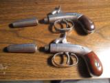 ANTIQUE AMERICAN PAIR MATCH DERRINGERS SMALL PERCUSIION PISTOLS - 3 of 3