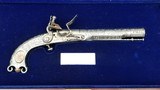Cased US Historical Commemorative Pitcairn Pistol Flintlock .58 Cal - 7 of 10